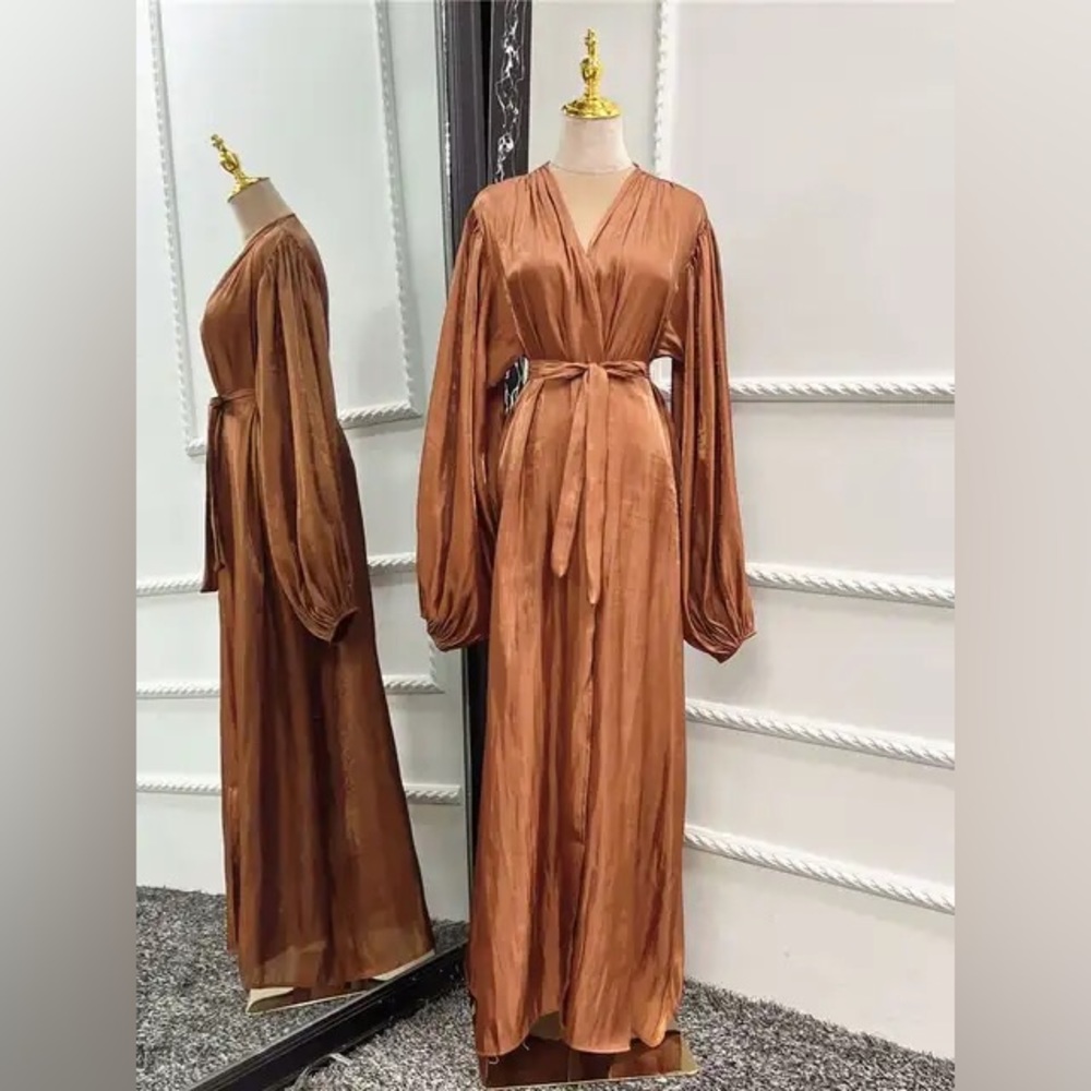 Brown Aaliyah Abaya